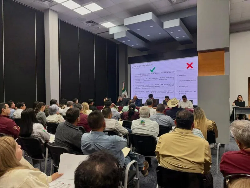 Realizan reunión de trabajo con enlaces municipales sobre la aplicación del 20% de recursos FORTAMUN 2026