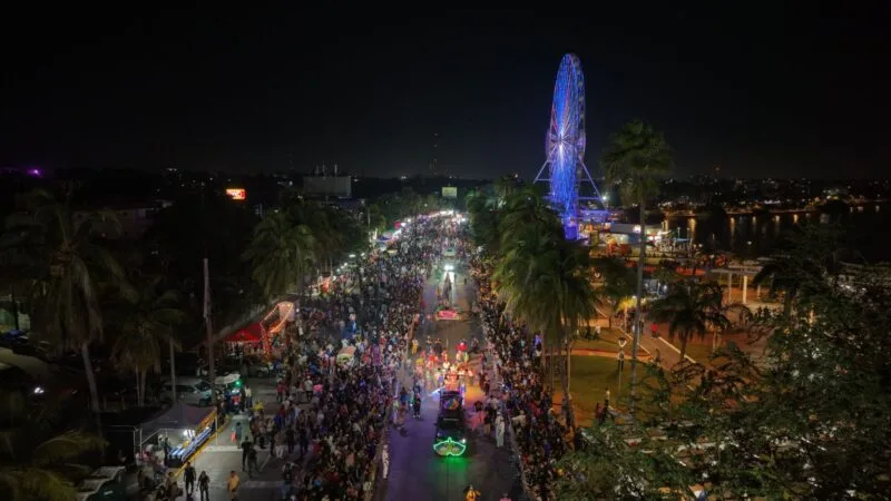 Entre juanchos, tiburones y ovnis, concluyó el Carnaval Tamaulipas