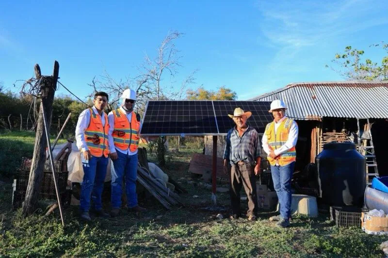 La Electrificación al 100% llega a la sierra de Tamaulipas