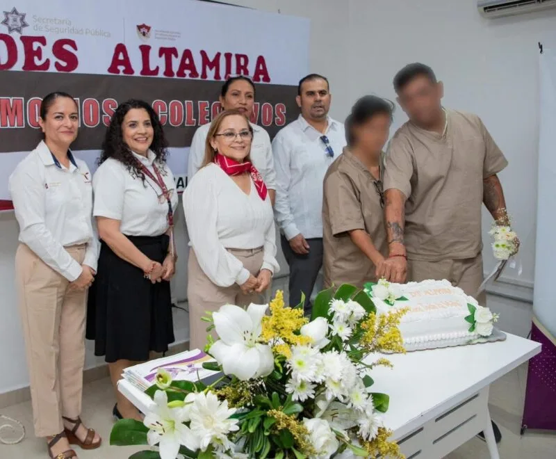 Celebran matrimonios colectivos en CEDES Altamira