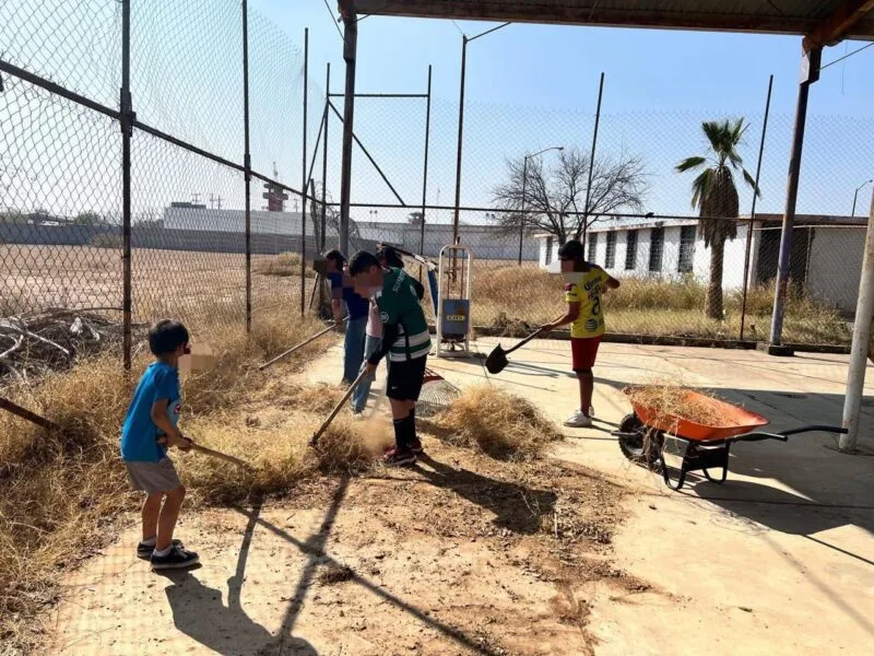 Transforman adolescentes en proceso de reinserción social espacios deportivos a través de Jornada Tequios 2026