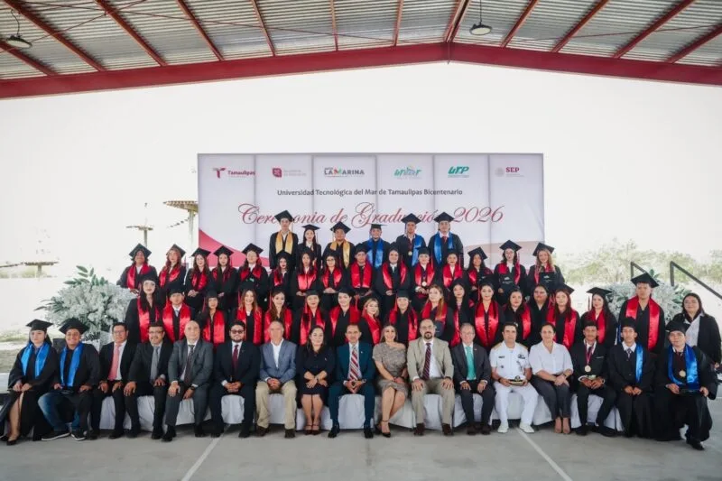 Gradúa UT del Mar de Tamaulipas Bicentenario Generación 2026 con 64 nuevos profesionistas