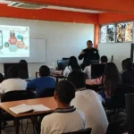 Imparte Guardia Estatal Cibernética plática preventiva en secundaria de Altamira
