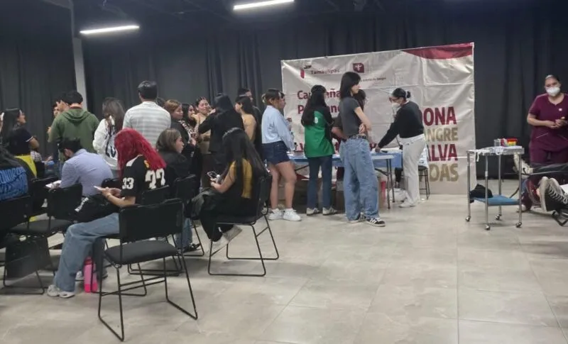 Impulsa gobierno de Tamaulipas campañas de donación de sangre