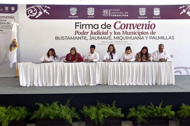 Firman IDPET y Poder Judicial convenio con municipios del altiplano para ampliar servicios de defensoría pública