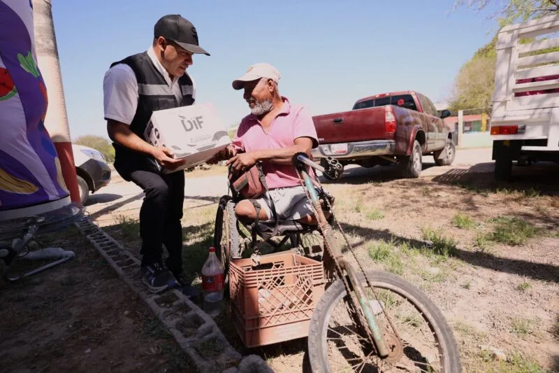 Inicia DIF Tamaulipas la primera entrega de canastas alimentarias en los 43 municipios del estado