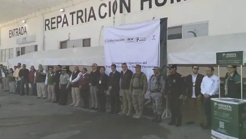 Participa Guardia Estatal en banderazo de operativo “Heroínas y Héroes Paisanos” en Nuevo Laredo