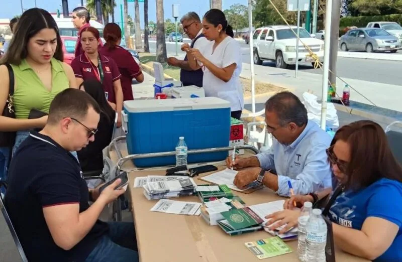 Tamaulipas segundo lugar nacional en estrategia de vacunación contra el sarampión