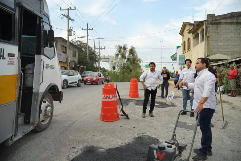¿Quién está bacheando en Victoria? Juanjo Salazar atiende calles en Unidad Modelo