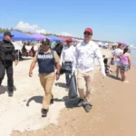 Suma Tamaulipas esfuerzos con Federación y municipios para sanear litoral
