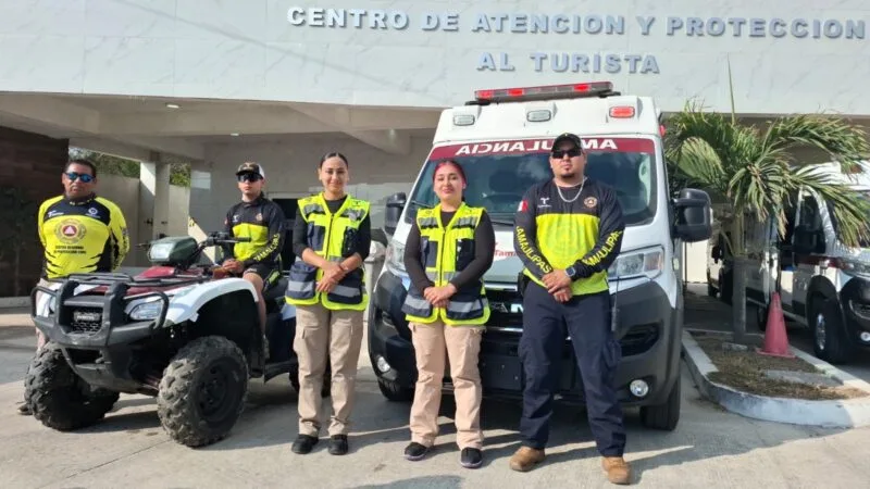 Refuerza Protección Civil Tamaulipas operativo de atención y seguridad en Playa Miramar durante periodo vacacional