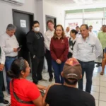 Supervisa secretaria de Salud módulos de atención médica del Operativo de Semana Mayor en La Pesca en Soto la Marina