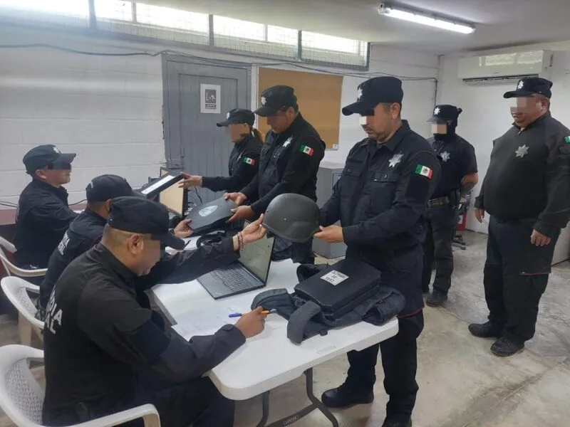 Entrega SSPT equipo táctico a Guardia Estatal en Ciudad Victoria y Tula