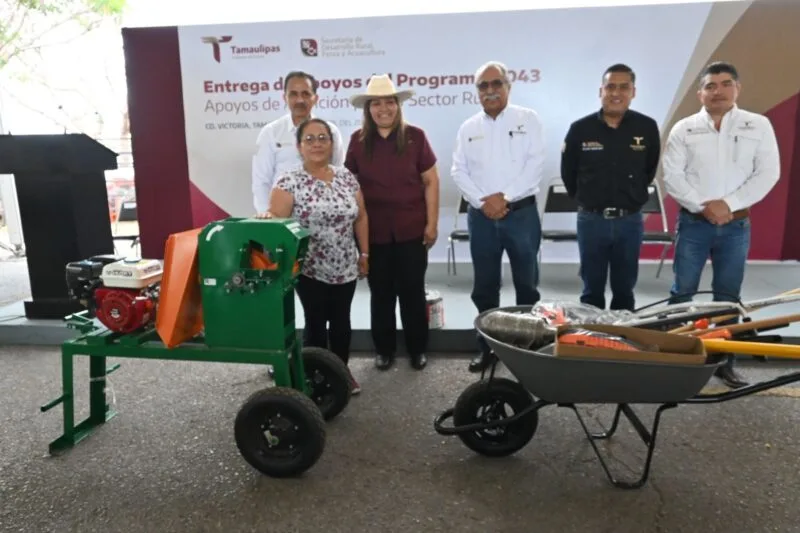 Campo tamaulipeco se fortalece con apoyos directos a productores