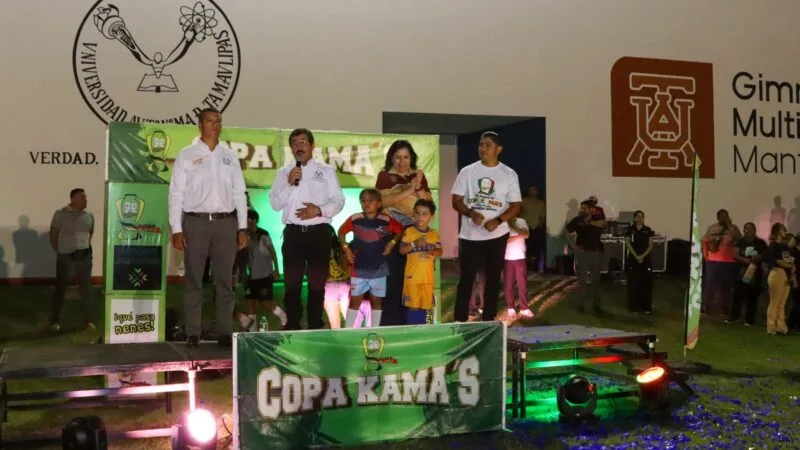 Con gran éxito inaugura Dámaso Anaya el estatal de la Copa Kama’s de fútbol