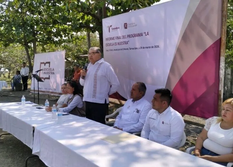 Transforman espacios educativos con nueva infraestructura en Telebachillerato 018 de El Mante