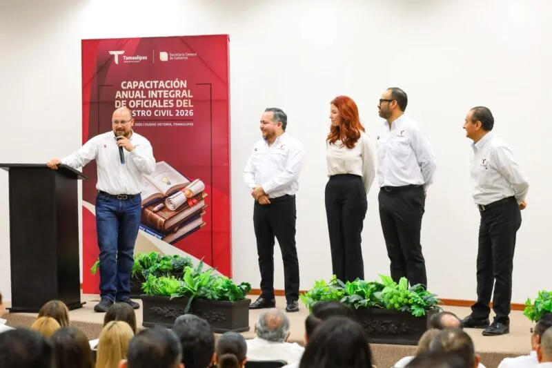 Refuerza Tamaulipas la profesionalización del Registro Civil con capacitación integral 2026
