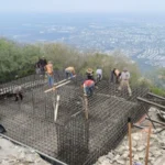 Avanza construcción de asta bandera monumental en Ciudad Victoria