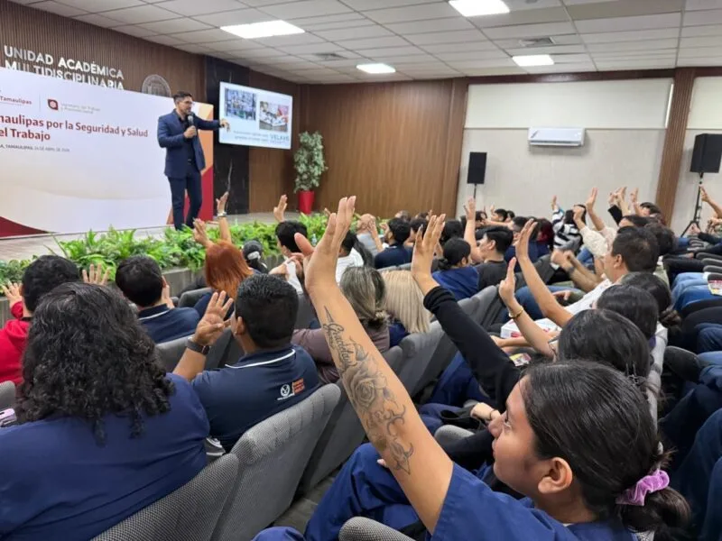 Fortalece STPS cultura de prevención con evento de seguridad y salud laboral en Reynosa
