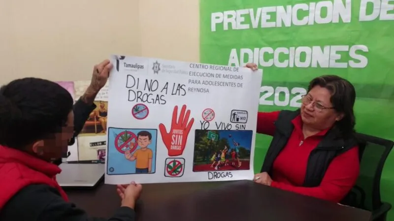 Implementa DEMA “Jornada de Prevención de Adicciones” con adolescentes y padres de familia en Reynosa