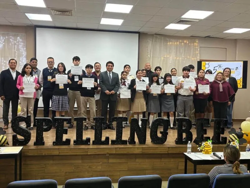 Fortalece UTNL el dominio del inglés entre estudiantes de preparatorias con certamen de Spelling Bee