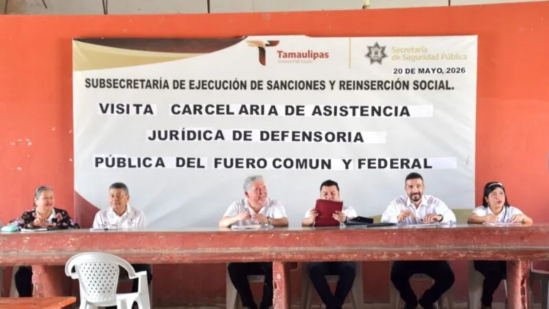 Despliega IDPET brigada de asistencia jurídica integral en el CEDES de Ciudad Victoria