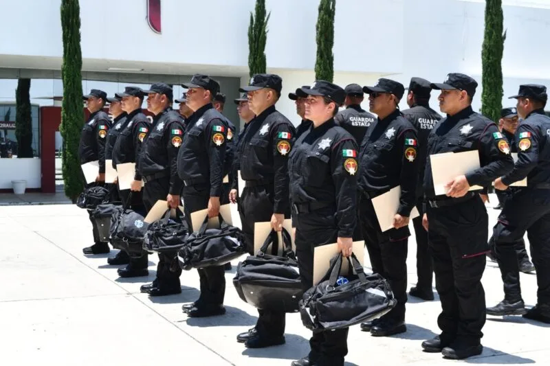 Entrega SSPT constancias a personal egresado del 20° bloque del Curso de Medicina Táctica Policial