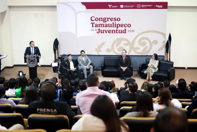 Inauguran el primer Congreso Tamaulipeco de la Juventud 2026 en la sede del Poder Legislativo