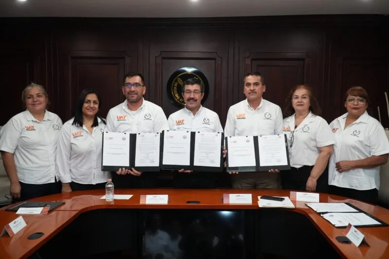 La UAT y el SUTUAT firman convenio de revisión salarial 2026