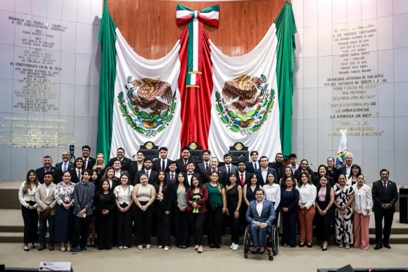 Abre sus puertas Congreso a jóvenes para ejercicio parlamentario en Tamaulipas: INJUVE