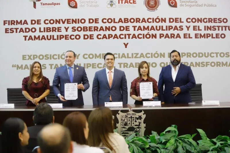 Impulsan ITACE y Congreso del Estado nuevas oportunidades de capacitación para las y los tamaulipecos