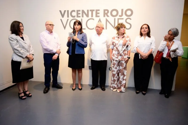 Inauguran exposición «Volcanes» de Vicente Rojo en la Galería Pedro Banda del Centro Cultural Tamaulipas