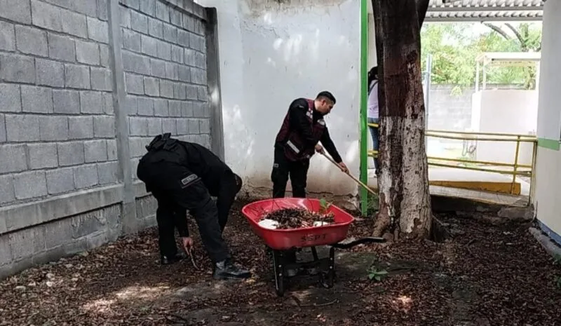 Participa Guardia Estatal en la Cuarta Jornada Estatal de Limpieza
