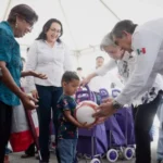 Américo y María de Villarreal llevan atención integral a las familias de Nuevo Morelos