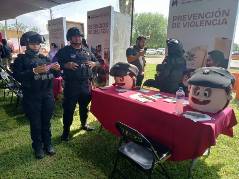 Refuerza Guardia Estatal de Género acciones de proximidad en zonas urbanas y rurales de Matamoros