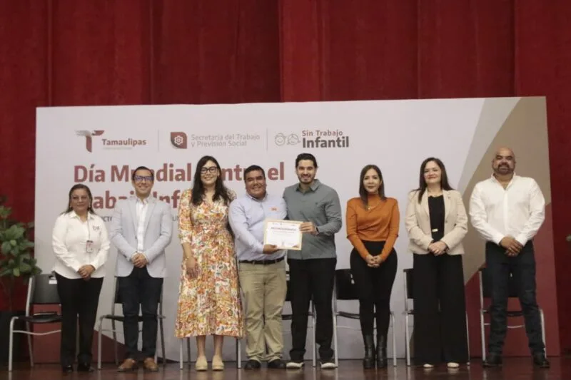 Conmemoran el Día Mundial Contra el Trabajo Infantil con acciones de concientización y prevención en Tamaulipas
