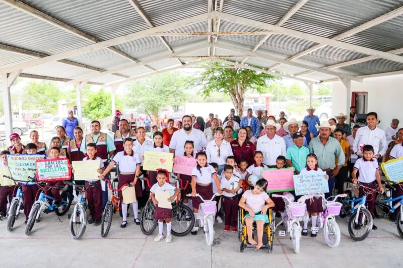 Lleva SEBIEN paquetes alimentarios y Comedor de Bienestar a familias de San Carlos