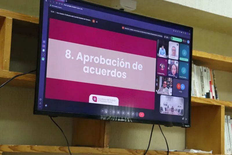 Celebra Comité Estatal de Fomento Laboral Penitenciario primera sesión del 2026