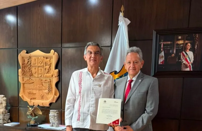 Designa gobernador Américo Villarreal a Ricardo Guerrero como nuevo secretario de Salud