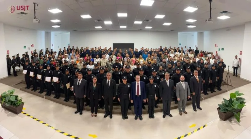 Incorpora SSPT 34 nuevos policías de proximidad tras concluir su formación en la USJT