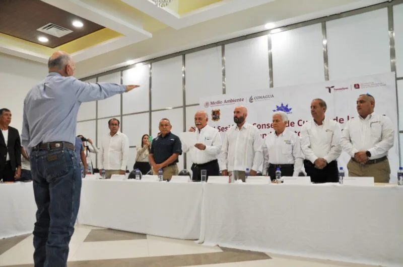 Firman la Secretaría de Recursos Hidráulicos y el Organismo de Cuenca Golfo Norte convenio para fortalecer la gestión de los Consejos de Cuenca