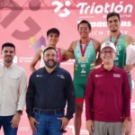Conquistan el Triatlón Tamaulipas Eduardo Núñez y Fernanda Salazar
