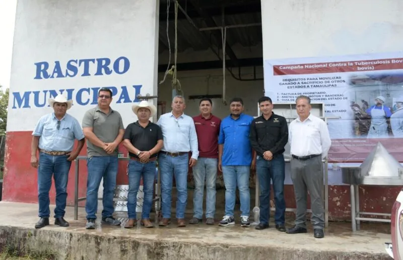 Entrega Gobierno de Tamaulipas equipo para la operación del rastro municipal de Ocampo