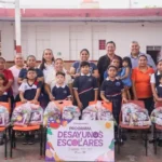 Entrega DIF Tamaulipas dotaciones para que estudiantes continúen con sus desayunos escolares en vacaciones