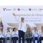 Arranca Américo Villarreal libramiento poniente y entrega obras hidráulicas y deportivas en El Mante