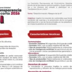 Invita SABG a participar en Transparencia en Corto 2026