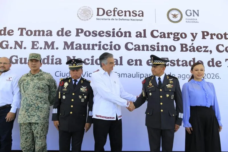 Reconoce Américo labor de la Guardia Nacional en Tamaulipas; atestigua llegada del nuevo coordinador estatal