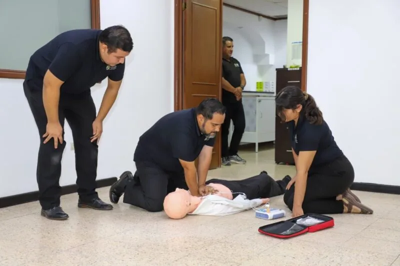Certifica la SST a la Auditoría Superior del Estado como “Edificio Cardioprotegido”