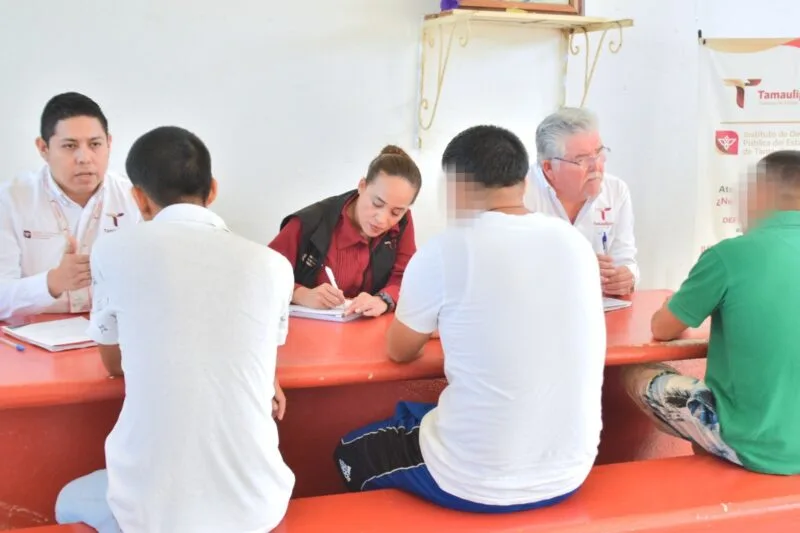 Supervisa Instituto de Defensoría Pública la situación jurídica de adolescentes en internamiento en Güémez