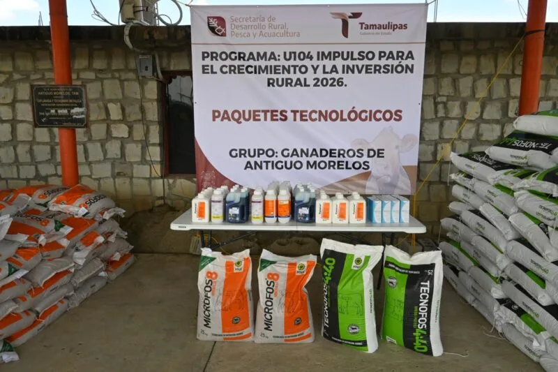 Entregan paquetes tecnológicos y apoyos pecuarios a ganaderos de Antiguo Morelos